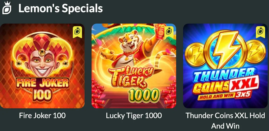 Lemon's specials